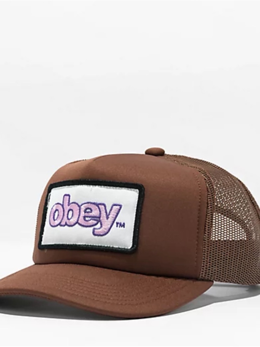 Obey Brown Trucker Hat
